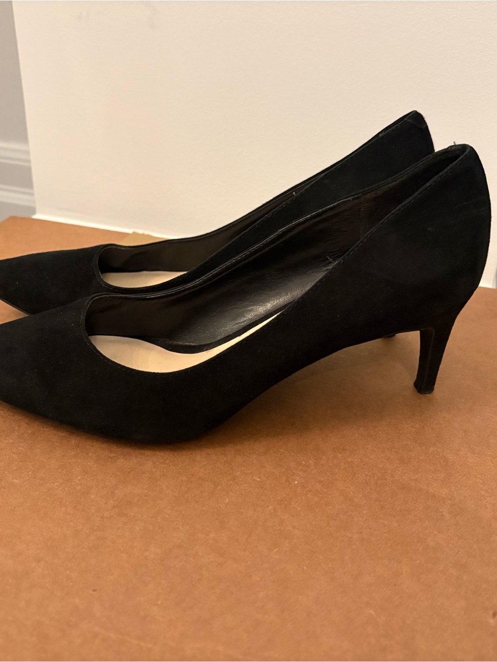Nine West Black Suede Pumps